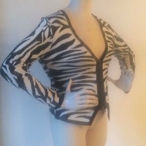 Cache tiger stripe sweater